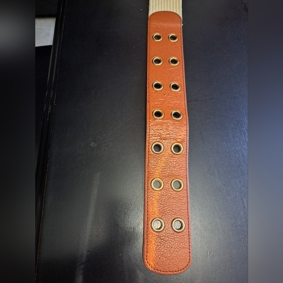 H&M Women's Brown & Beige Belt    Size XS - Picture 4 of 6